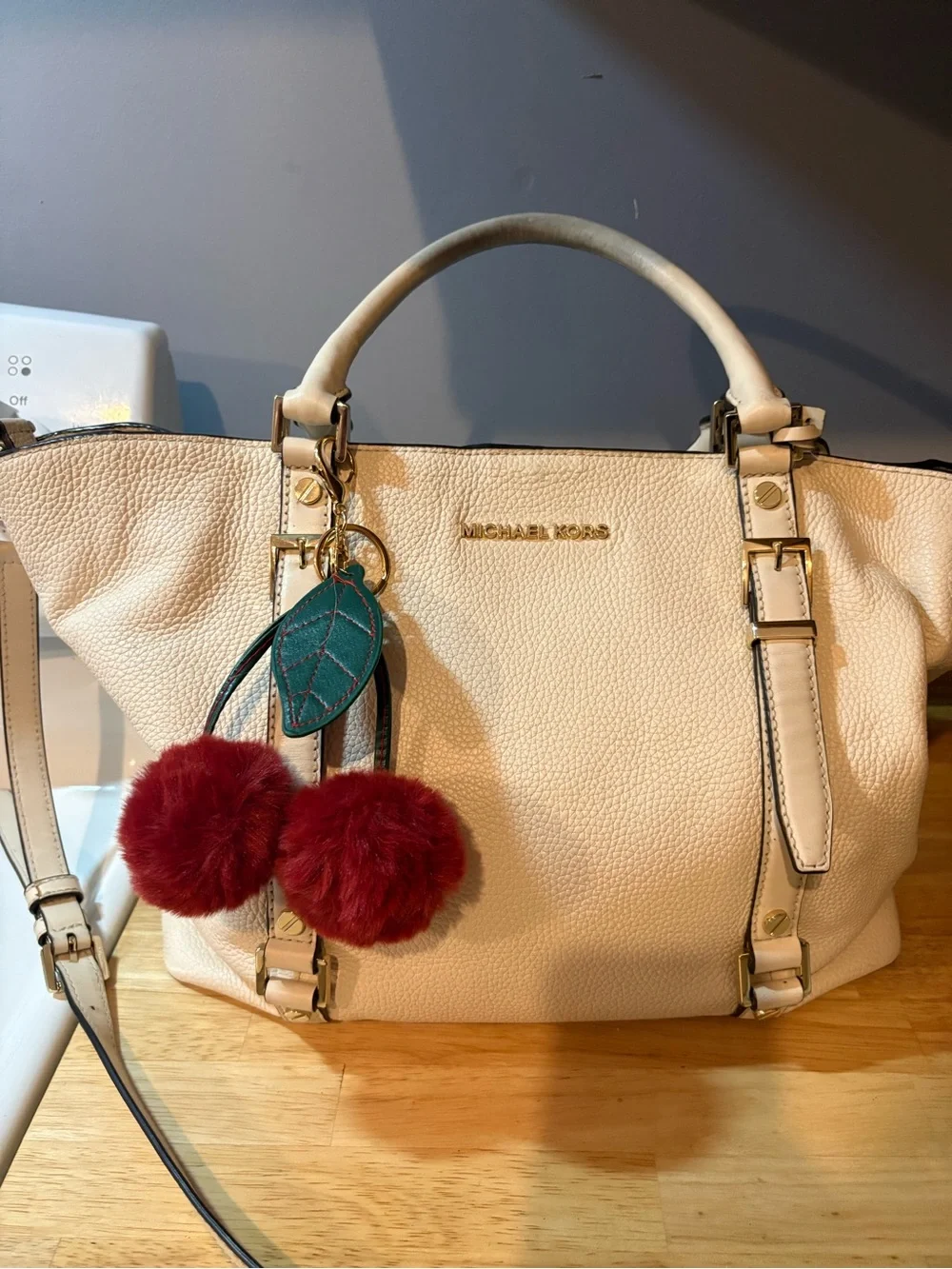 Cherry bag charm